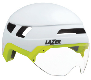 LAZER Unisex City Urbanize MIPS Helm matte white flash yellow