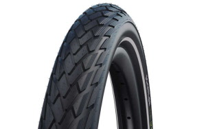 Schwalbe Pneu Green Marathon 27.5x1.65 GG Starr mit Reflexstreifen black