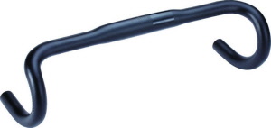  Rennrad Lenker Alu Ø31.8mm 42cm schwarz, Drop 125mm, reach 70mm, 337g (42cm) 