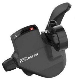 Shimano Schalthebel CUES SL-U4000 links 2-Gang Linkglide Ganganzeige