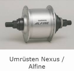 Umrüsten Nexus / Alfine