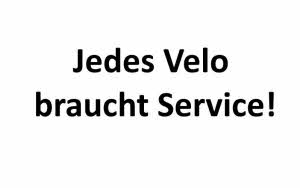 Jedes Velo braucht Service,